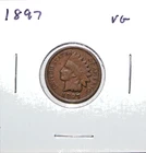 1897 US Indian Head Cent  VG Very Good Free Shipping