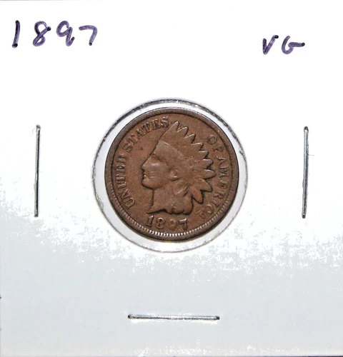 1897 US Indian Head Cent  VG Very Good Free Shipping
