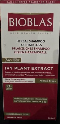 BIOBLAS  IVY PLANT EXTRACT PFLANZLICHES SHAMPOO GEGEN HAARAUSFALL