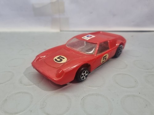 SLOT CAR PISTA LOTUS EUROPA P48 STATICA ROSSA SCALA 1/32 POLICAR POLISTIL