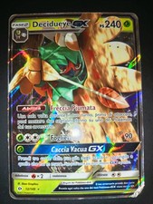 💫Carta Pokemon Decidueye Gx Set Sole E Luna 12/149 Ita Poor