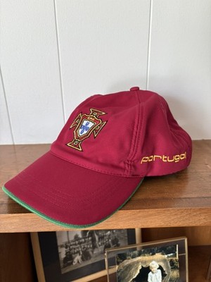 vtg 2002-2004 Nike Portugal World Cup Euro Cotton Hat Cap Ronaldo Figo