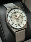 Vintage Refurbished Seiko Automatic Silver Dial D/D  Men Wrist Watch 36MM