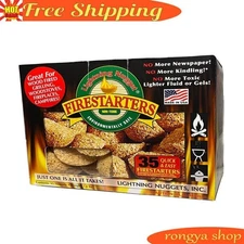 2 Pounds All-Natural Fire Starters 35 Count Water Resistant