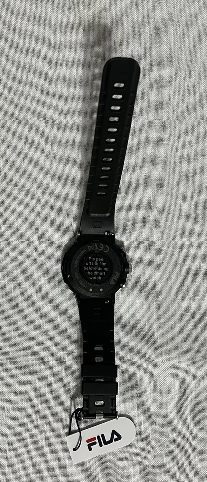 Reloj inteligente unisex FILA APEX digital con correa de silicona negra Foto 3 de 4