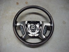 2010 Cadillac Escalade Chevy Silverado Gmc Sierra Wood Leather Steering Wheel