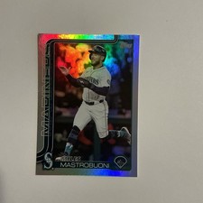 Topps Update Series 2025 Miles Mastrobuoni Rainbow Foil #US313 Seattle Mariners
