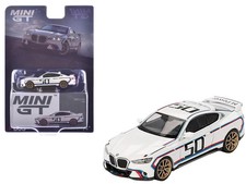 MINI GT 1:64 BMW 3.0 CSL #50 M POWER WHITE DIECAST MODEL CAR MGT00863