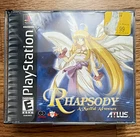 Atlus Rhapsody: A Musical Adventure (PS1) 2 Discs Soundtrack CD Manual E