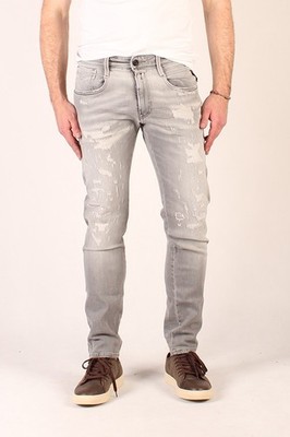 New Replay men's jeans M914Q 199 426 095 Anbass, slim fit, gray