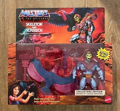 MOTU Origins Skeletor and Screech Bird & Figure Playset NEW 2022