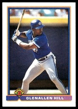 Glenallen Hill 1991 Bowman #24 Blue Jays MLB READ FREE SHIPPING AutographDen