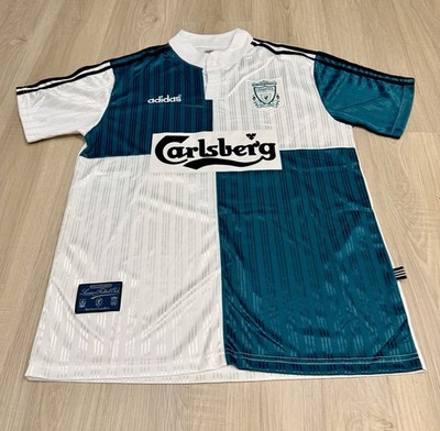 Retro 95/96 Liverpool Jersey Mcmanaman Size L | eBay