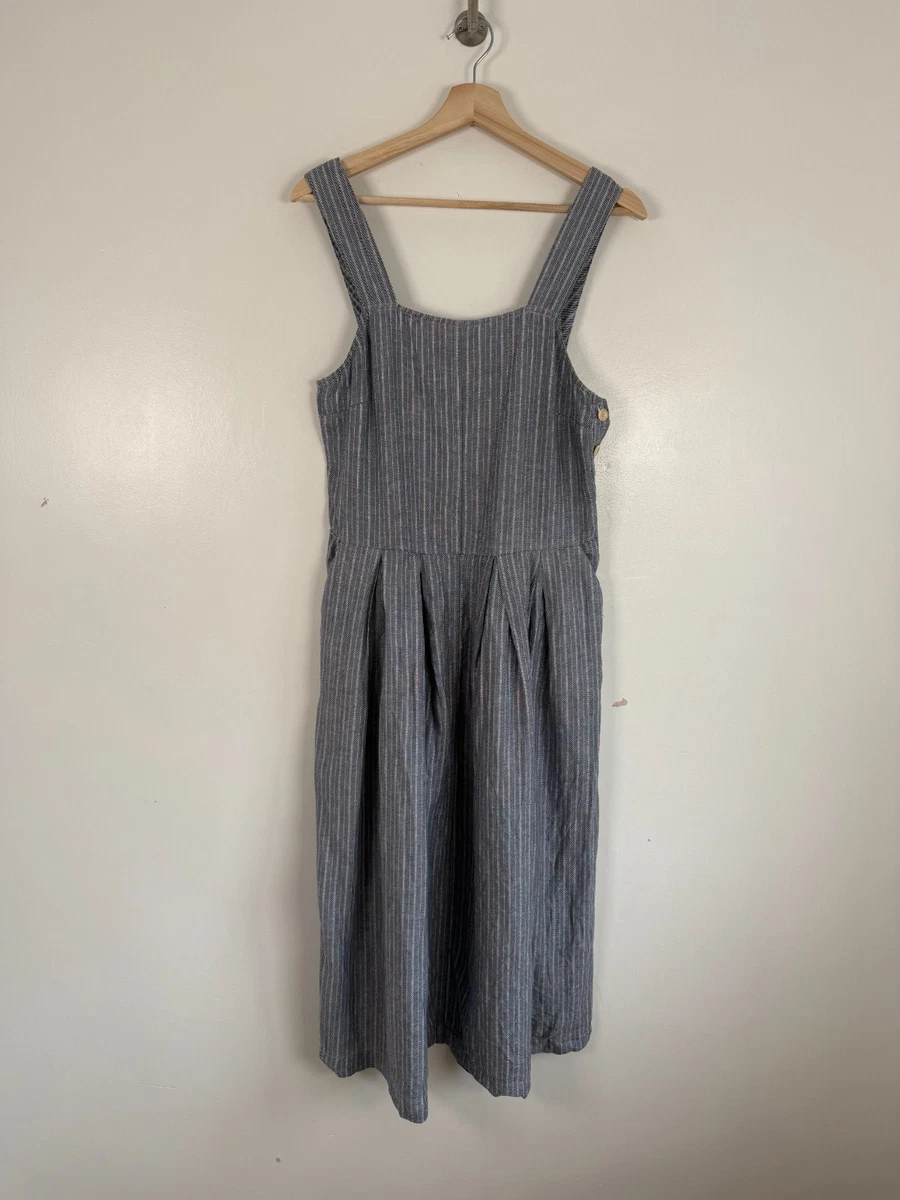 Linen Pinafore/Dungaree Dresses for Women for sale | eBay UK
