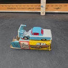 Vintage Corgi Model Car 231 Triumph Herald Coupe Blue/White W Original Box
