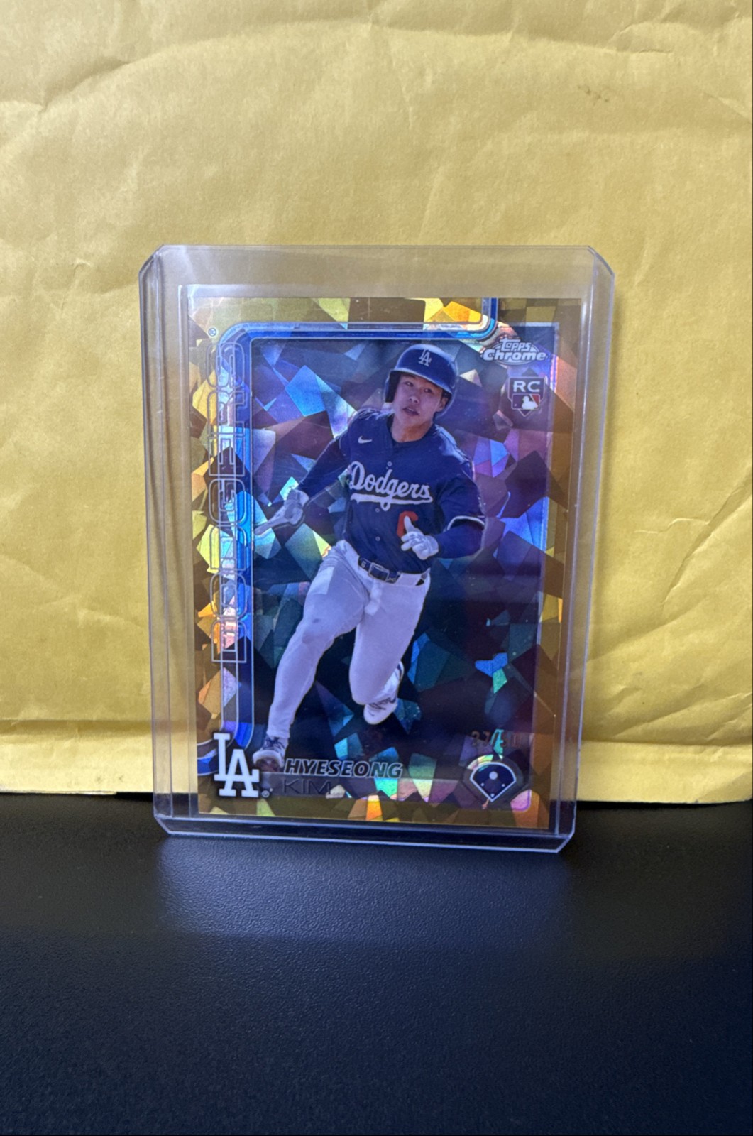 2025 Topps Chrome Sapphire Edition Hyeseong Kim,  #152 Gold 27/50 (RC)