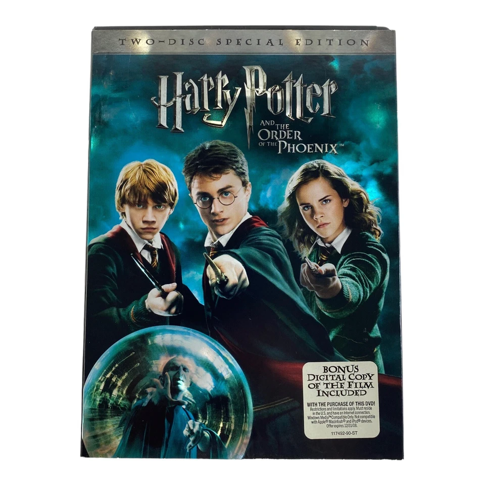 Harry Potter and the Order of the Phoenix (DVD, 2007) Fantasy, Daniel Radcliffe - Image 4 of 4