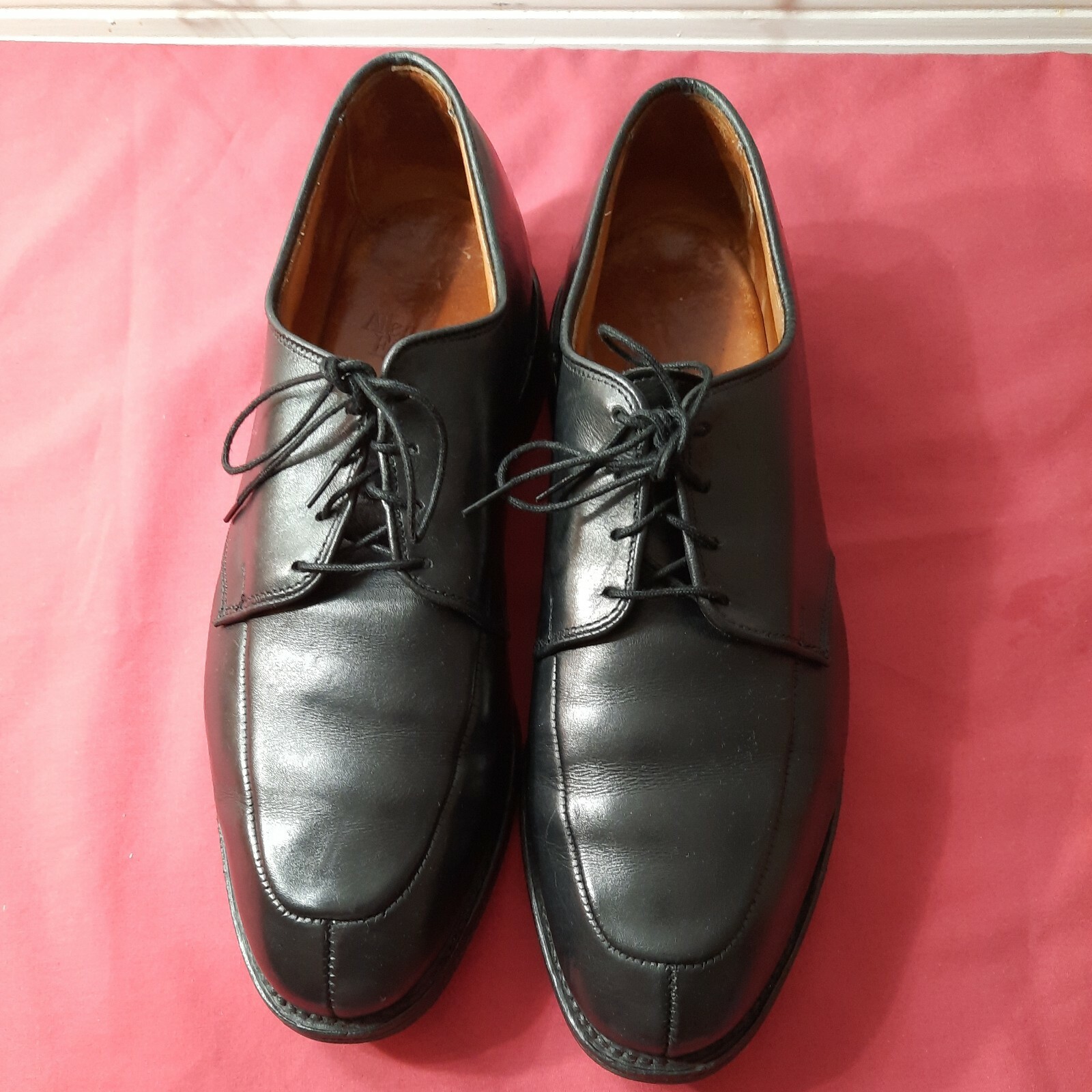 SAOLA Scarpe eleganti Oxford Allen Edmonds Kennett 9504 pelle nera punta spaccata 9 5D