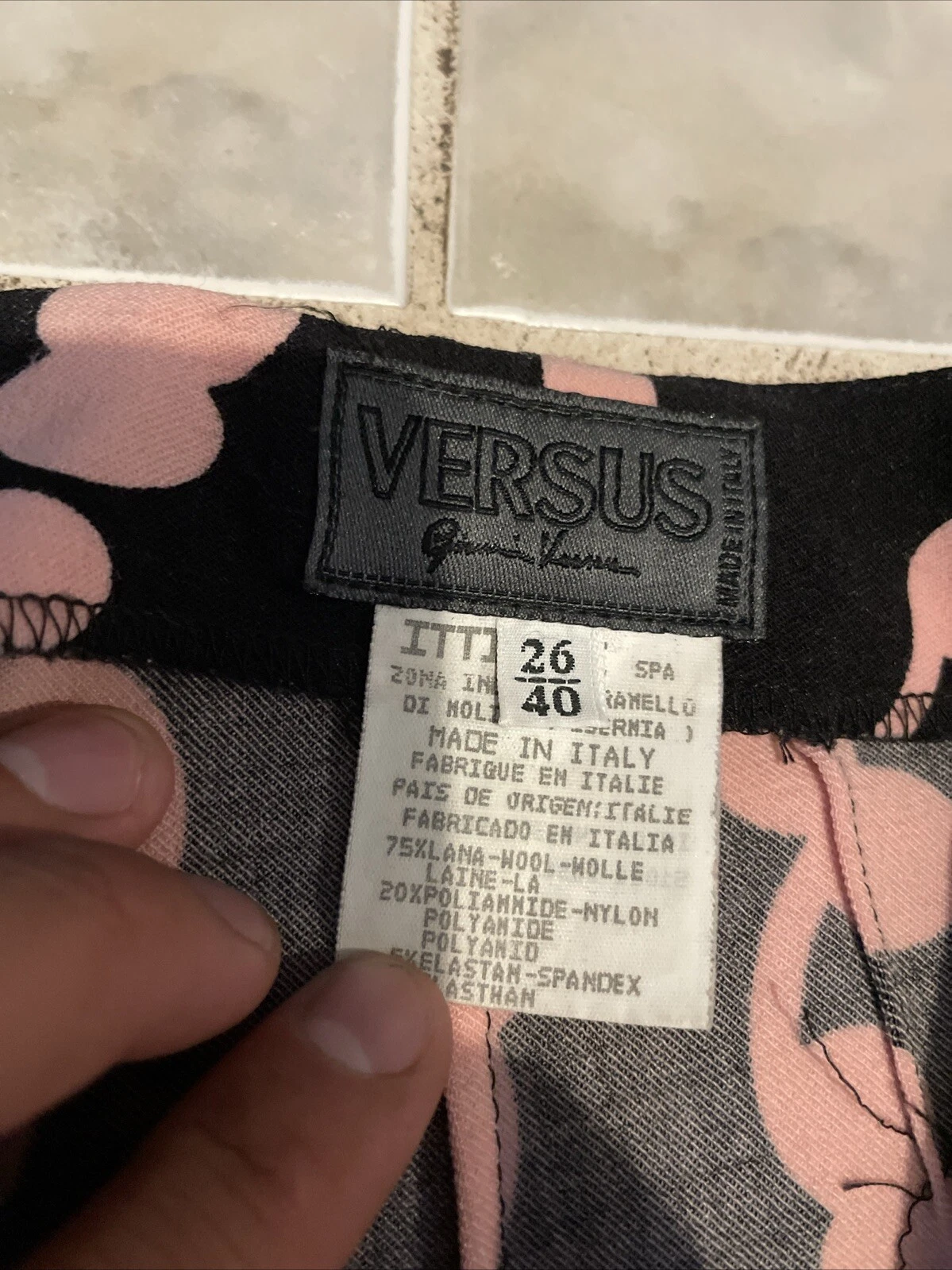 Pantalone donna elegante vintage anni 90 Gianni Versace Versus Ittierre 26 40