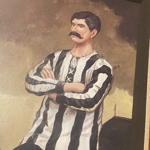 Vintage Framed Art Print W McCracken Newcastle United Footballer 1909 Man Cave - Picture 15 of 16