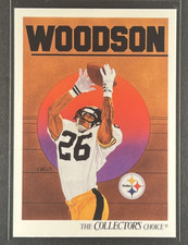 Rod Woodson 1991 Collectors Choice #98 Pittsburgh Steelers Checklist