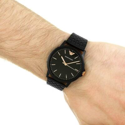 Emporio Armani AR80021 Mens Brown Analogue Watch 41mm for sale