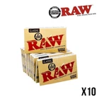 RAW Regular 10 Notebooks (Unbleached Sheets)