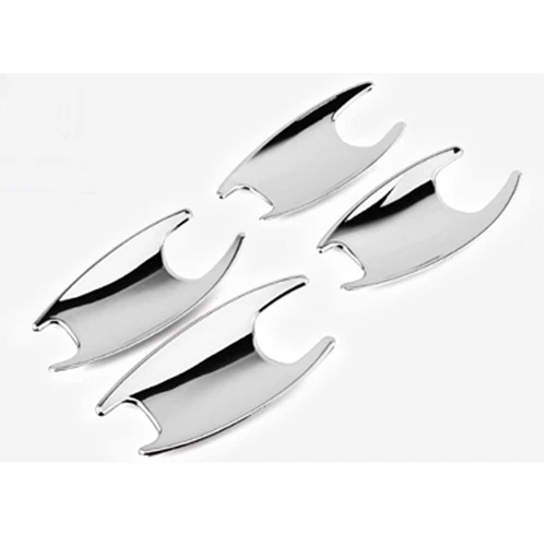 4Pcs Car External Outer Door Handle Bowl Cover Trim For BMW 5 7 F10 F07 F01 F02 - Picture 5 of 14