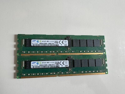 Samsung 16GB 2x8GB 1600MHz 1Rx4 PC3-12800R-11-12-C2-D3 Server RAM ECC REG