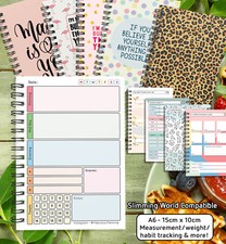 A6 DIET DIARY FOOD TRACKER JOURNAL LOG HANDY EASY PLAN DIET CLUB SLIMMING LOSS