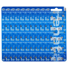 Renata 337 SR416SW 1.55V Silver Oxide Watch 100 Batteries -Made in Switzerland