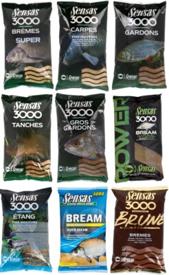 Sensas 3000 Grundfutter / Lockfutter 1KG