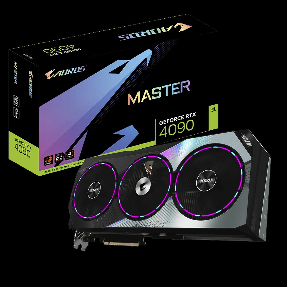グラフィックボード・グラボ・ビデオカード AORUS GeForce RTX 4090 MASTER 24G Gigabyte AORUS GeForce RTX 4090 MASTER 24G GPU CUDA Cores 16384