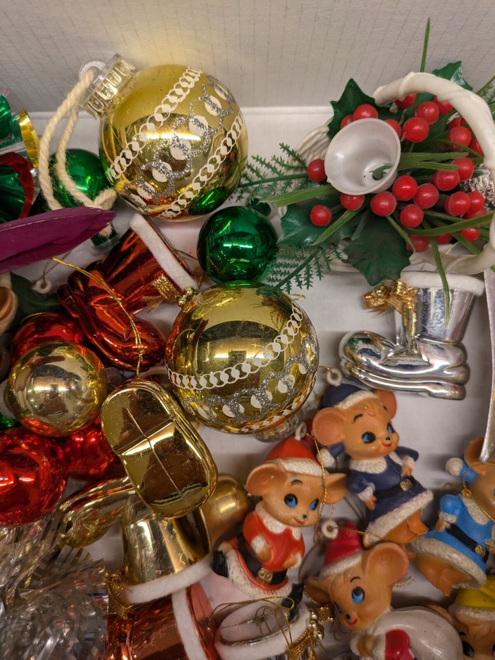 *Job Lot Mixed Christmas Tree Decorations/Figures and Baubles* eBay