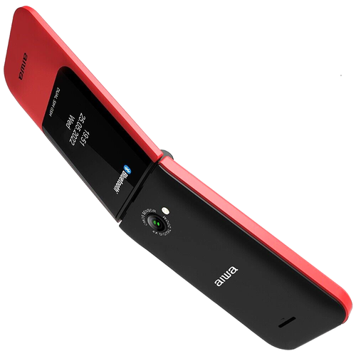 AIWA Telefono Cellulare Per Anziani Tasti Grandi SOS Telefono Anziani Flip Rosso - Foto 7 di 9