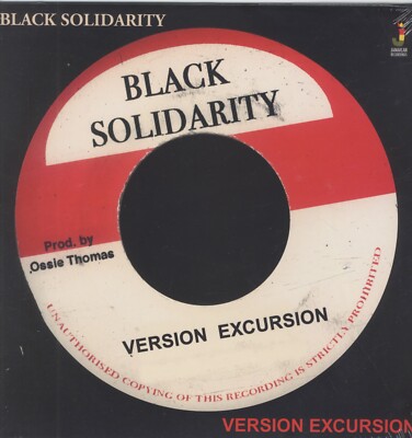 Black Solidarity - Version Excursion (Jamaican Recordings) NEW CD £9.99 DUB