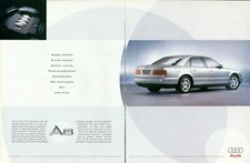 Audi CAR Magazine Print Advertising A8 VTG 1990S 1998