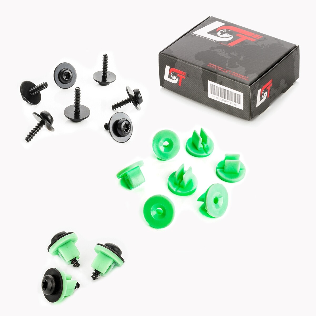 10x Set Bumpers Bumper Screws Expansion Nuts Front for FORD KA VAN RB
