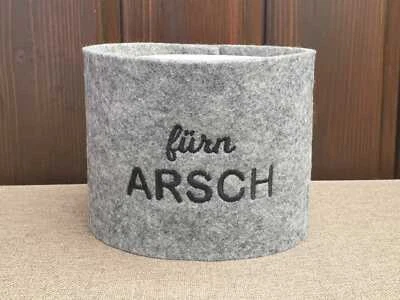 #903 Banderole »fürn ARSCH« Toilettenpapier Klopapier Klorollen Filz - Bild 1 von 4