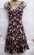 MISS SELFRIDGE Sequin Swishy Fit & Flare Evening Cocktail Party Dress SIZE 8