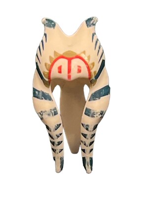Lego Star Wars - Shaak Ti Head Piece Headdress Togruta Montrals - Headpiece Only