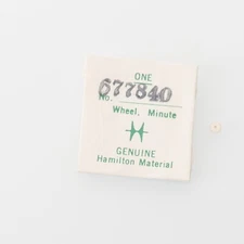 NOS Hamilton Watch Minute Wheel Part #677840 For 767, 768 New Old Stock (H13)