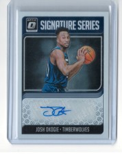 JOSH OKOGIE 2018-19 PANINI DONRUSS OPTIC SIGNATURE SERIES ROOKIE AUTO RC