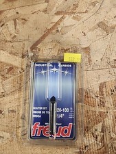 New Freud 20-100 1/4" 90° V Grooving Bit, 1/4" Shank