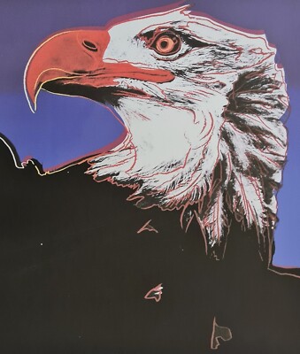 ANDY WARHOL * Bald Eagle * Kunstdruck * signed lithograph