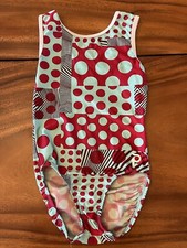 Plum Practicewear Gymnastics Leotard Multi-Color Sz CL