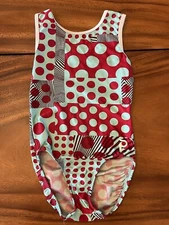 Plum Practicewear Gymnastics Leotard Multi-Color Sz CL