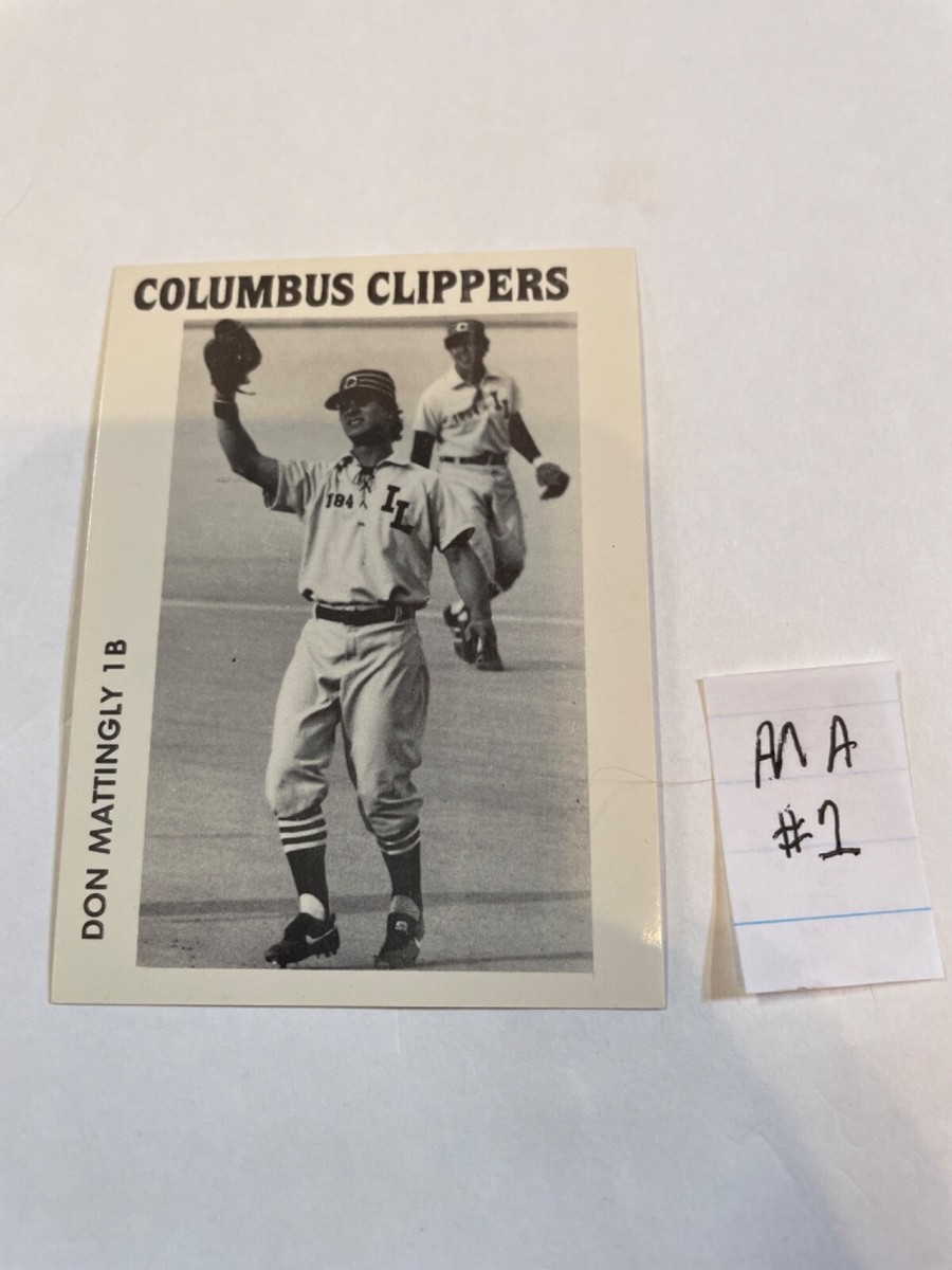 1984 Don Mattingly Columbus Clippers International League Rookie