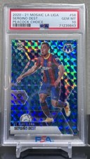2020-21 Panini Mosaic La Liga - Sergino Dest #58 Choice Peacock