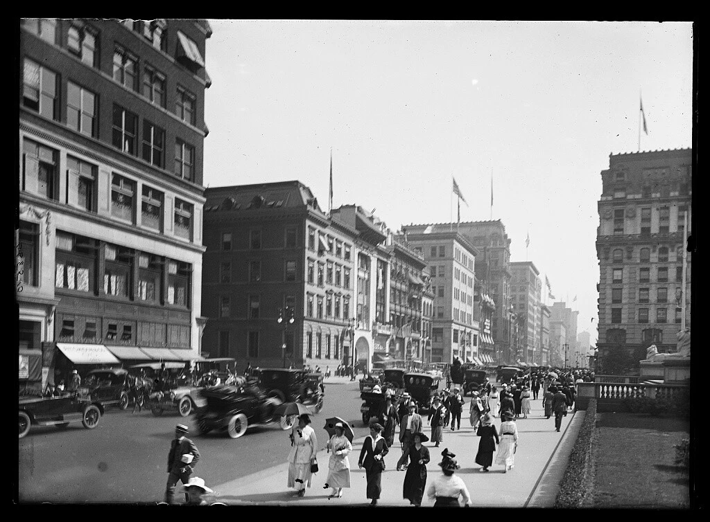 1908 Photo of Fifth Avenue at Forty-second Street New York a | eBay